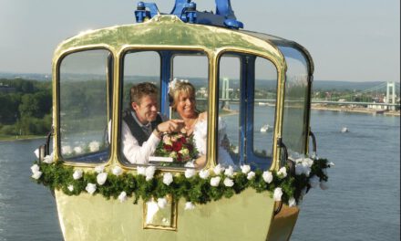 Heiraten in der Kölner Seilbahn