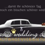 Rolls-Royce als Brautwagen